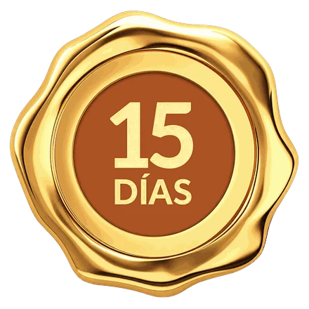 Sello de garantía incondicional de 15 días
